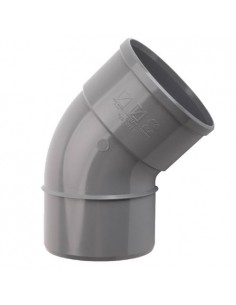 Codo 45º PVC evacuación M-H