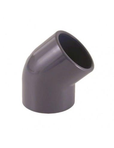 Codo 45º PVC-U encolar
