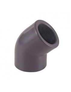 Codo 45º PVC-U mixto