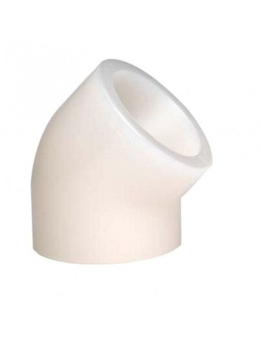 Codo 45º PVDF socket