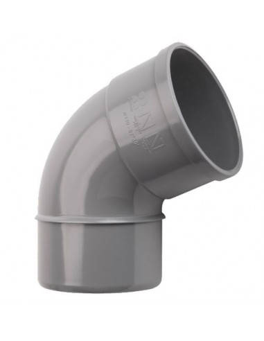 Codo 67º PVC evacuación M-H