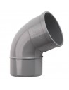 Codo 67º PVC evacuación M-H
