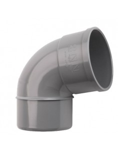 Codo 87º 30" PVC evacuación M-H
