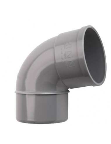 Codo 87º 30" PVC evacuación M-H