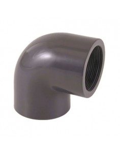 Codo 90º PVC-U roscado