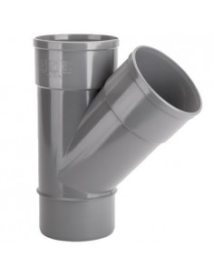 Derivación simple 45º PVC M-H