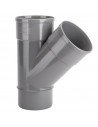 Derivación simple 45º PVC M-H