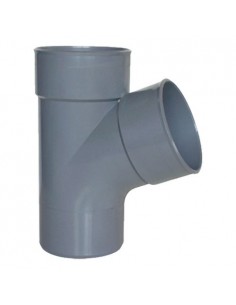 Derivación simple 67º 30´ PVC M-H-H
