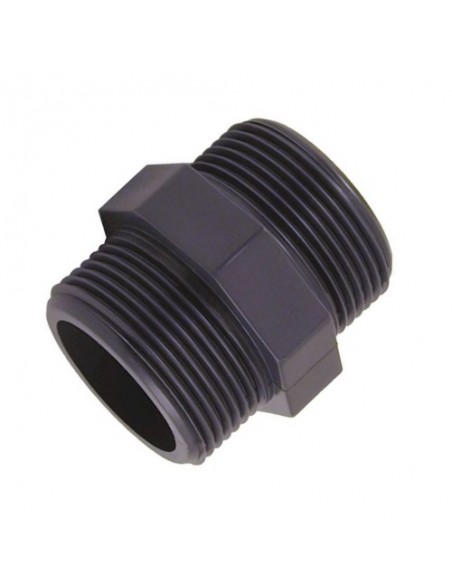 Machón PVC-U rosca doble
