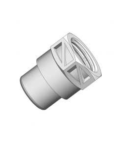 Racor PVDF recto RH-RH 2