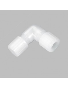Racor PVDF codo 90º T-T