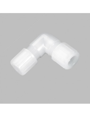 Racor PVDF codo 90º T-T