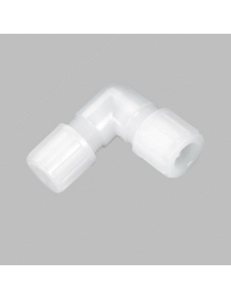 Racor PVDF codo 90º T-T