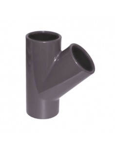 TE a 45º PVC-U encolar