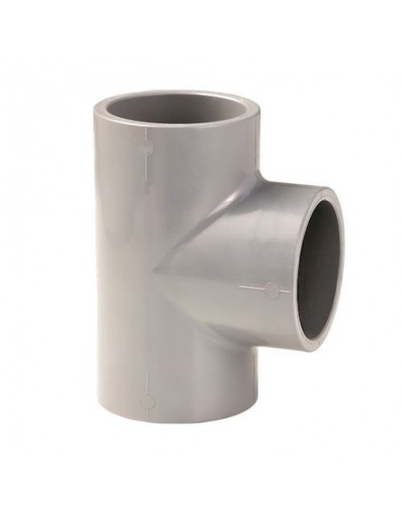 TE a 90º PVC-C encolar