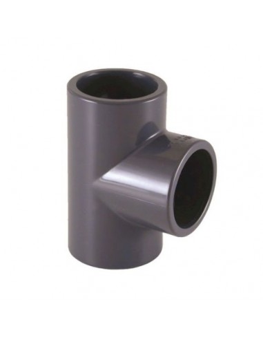 TE a 90º PVC-U encolar
