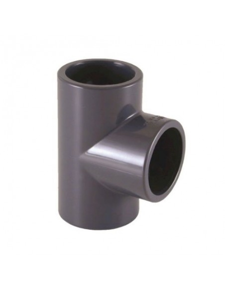 TE a 90º PVC-U encolar