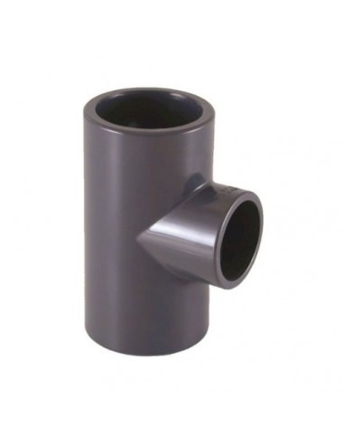 TE a 90º PVC-U reducida encolar