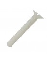 Tornillo nylon cabeza avellanada ranurada