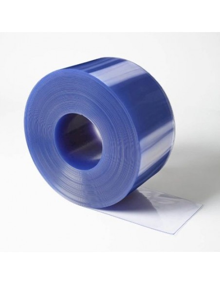PVC flexible transparente en ancho de 300 mm. Especial frio