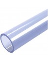 Tubo rígido PVC transparente. Cortamos a medida