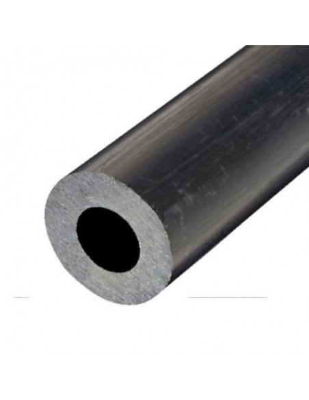 Barra PVC gris hueca L: 1 metro