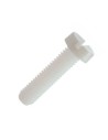 Tornillo nylon cabeza redonda ranurada
