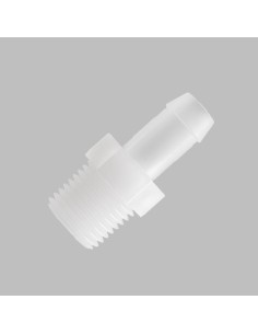 Adaptador espiga - rosca macho PVDF