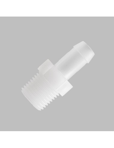 Adaptador espiga - rosca macho PVDF