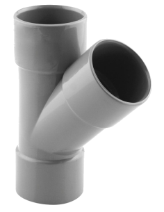 Derivación simple 45º PVC H-H
