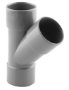 Derivación simple 45º PVC H-H