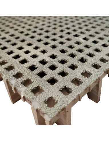 Tramex PRFV graneado malla 8 x 8