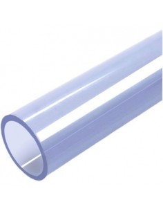 Tubo PVC transparente. PN25. L: 2 metro